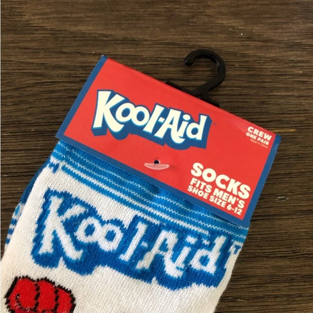 Kool-Aid Food novelty men’s crew socks
